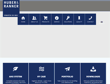 Tablet Screenshot of huber-ranner.com